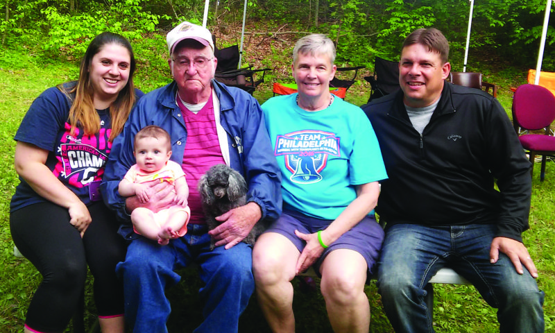 Keller family poses for five-generation photo